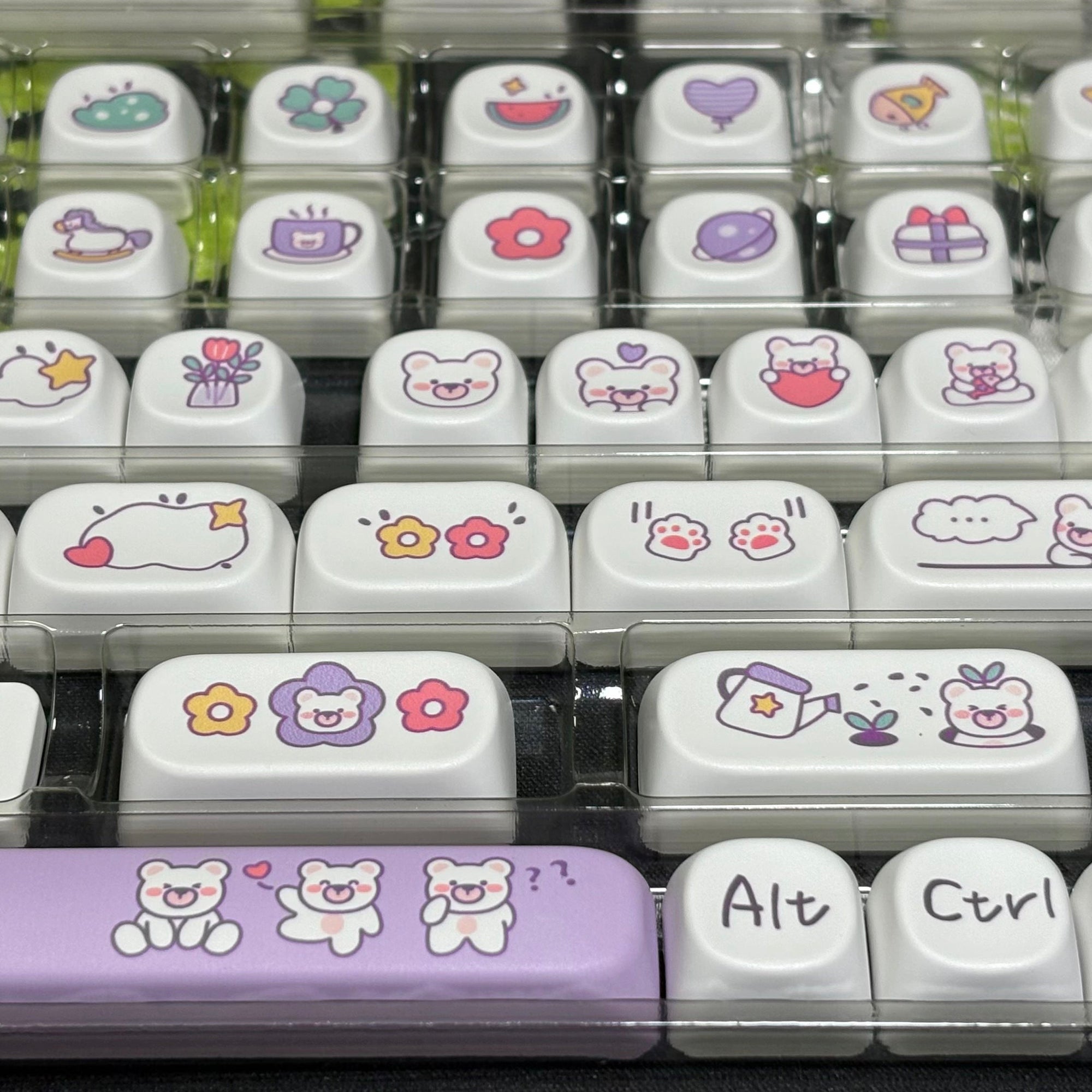 Cute Bear Keycap (MOA Profile | 133-key)