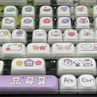 Cute Bear Keycap (MOA Profile | 133-key)