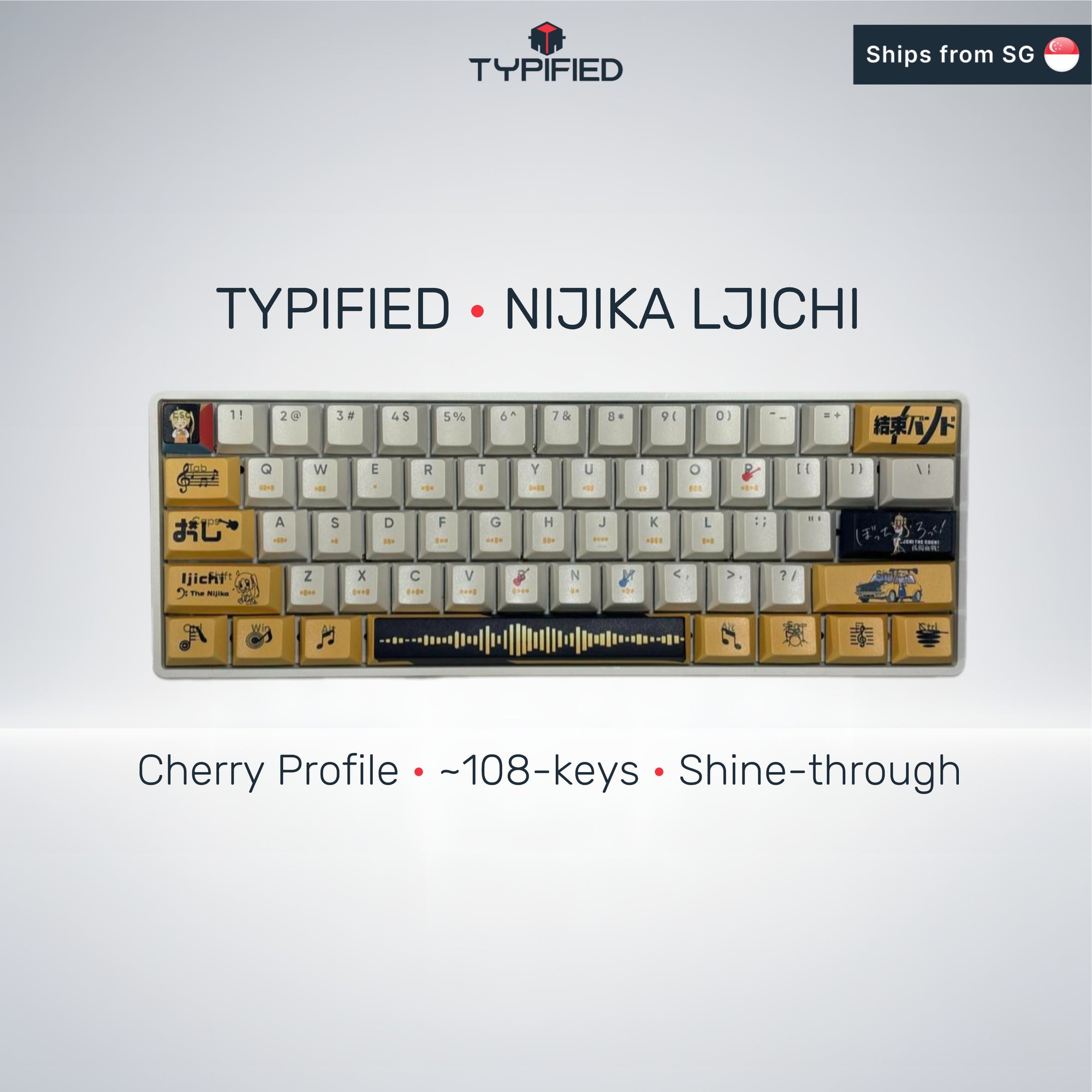 Nijika Keycap (Cherry Profile | 108-key)