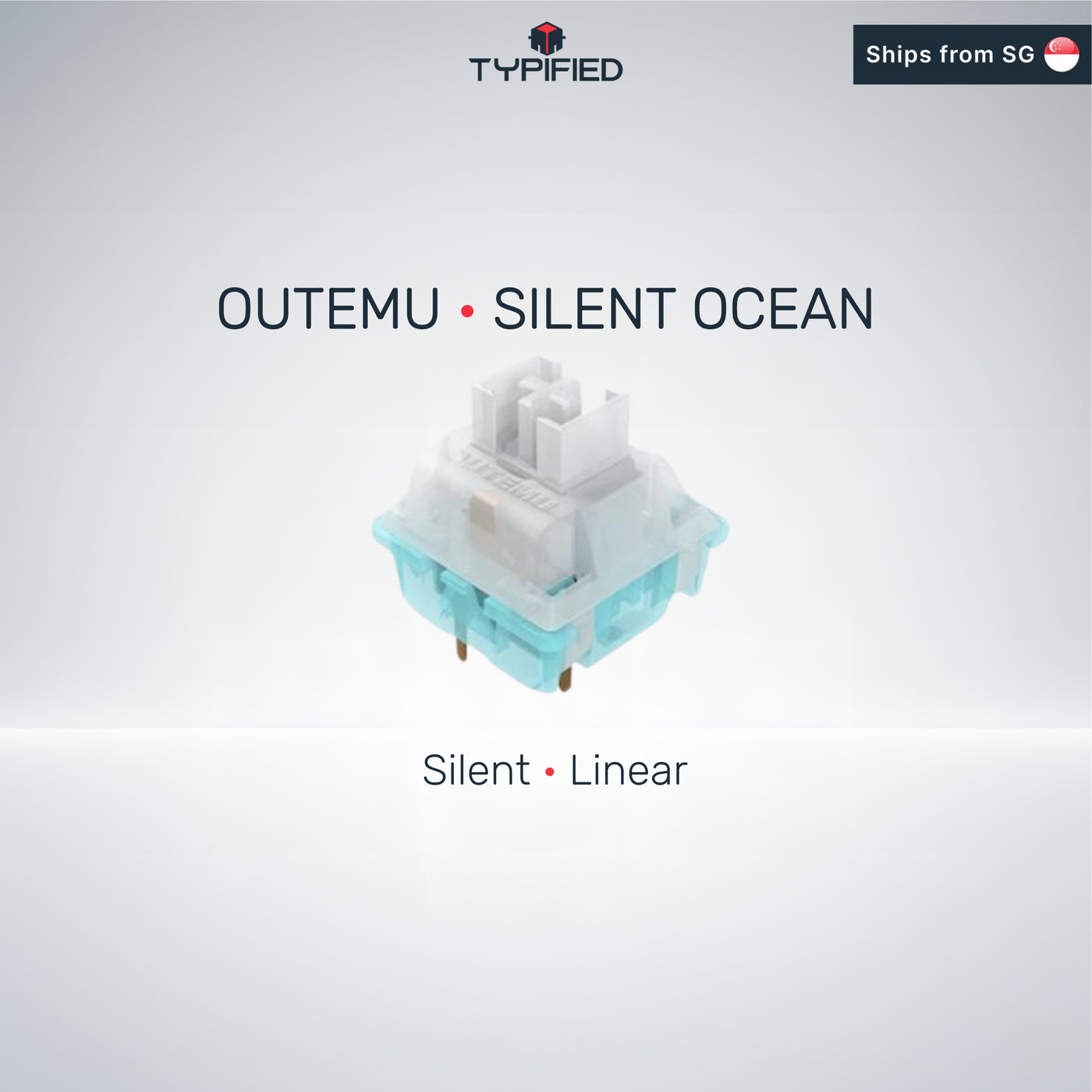Outemu Silent Ocean Switch (Linear | 45 gf | 4.0 mm)