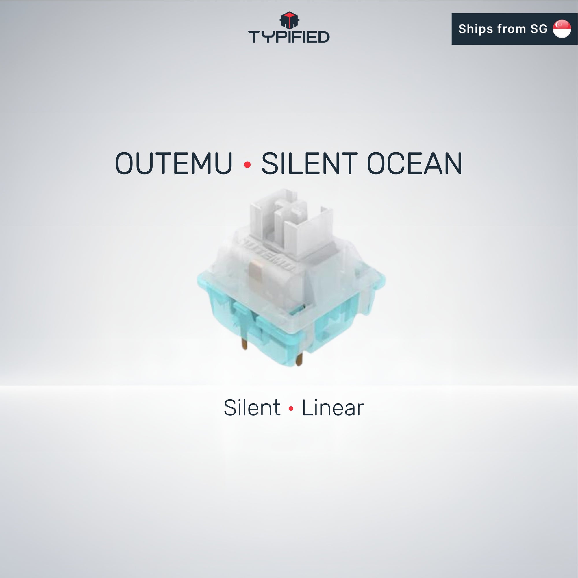 Outemu Silent Ocean Switch (Linear | 45 gf | 4.0 mm)