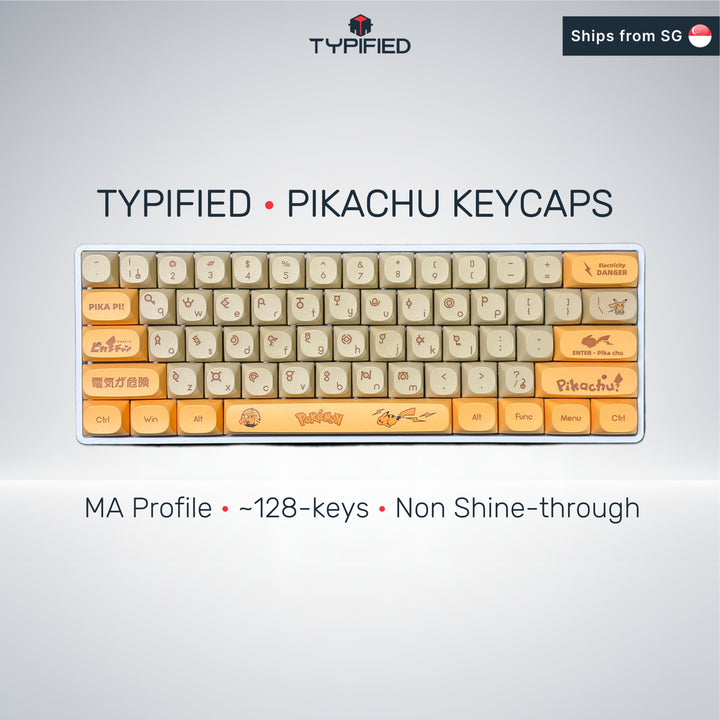 Pikachu Keycap (MA Profile | 128-key)