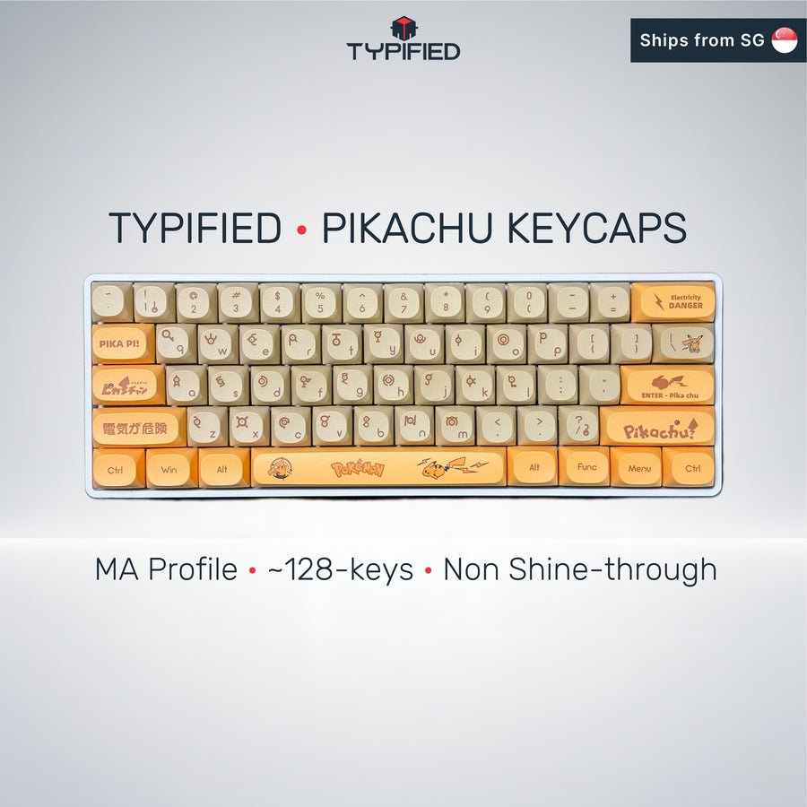 Pikachu Keycap (MA Profile | 128-key)