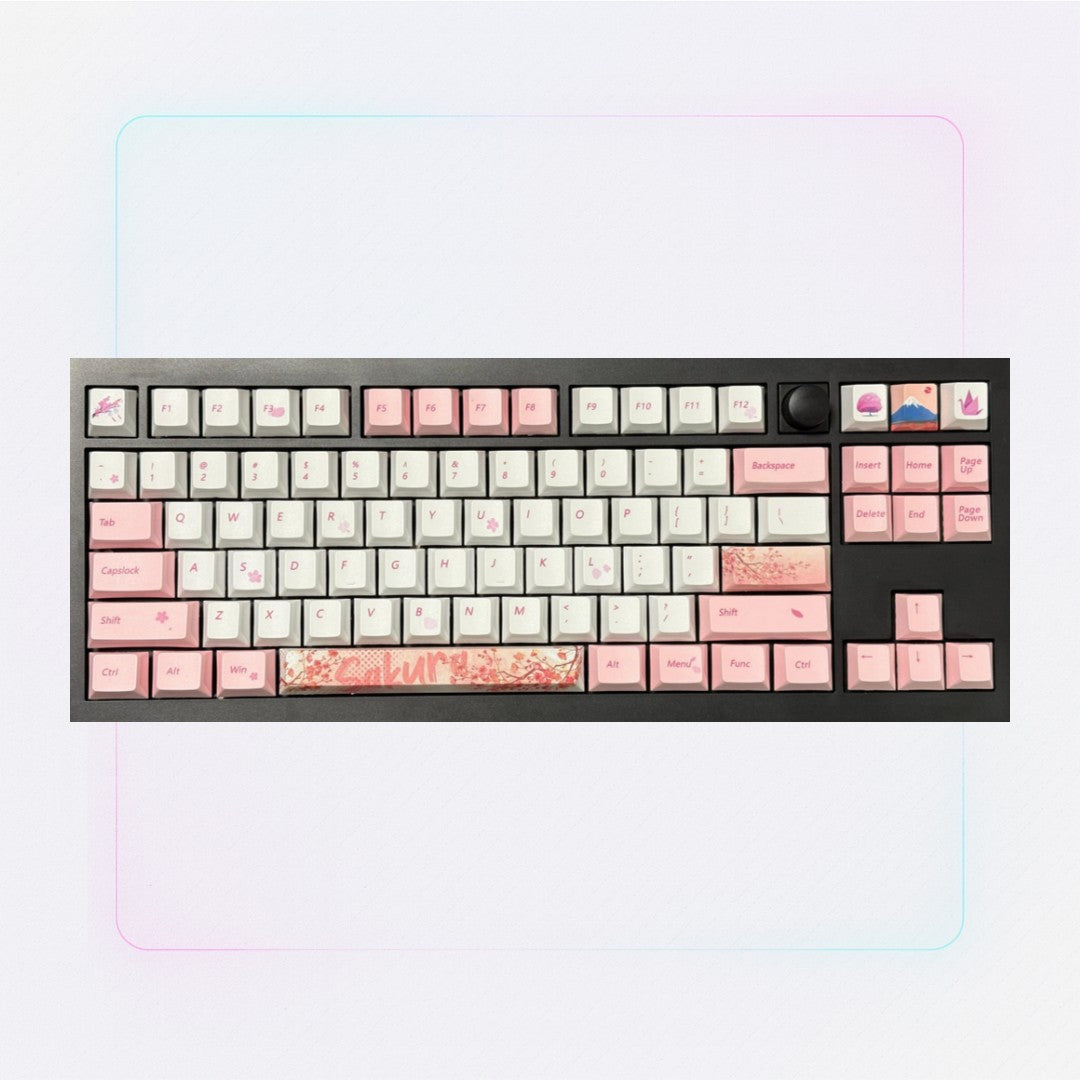 Pink Sakura Keycap (Cherry Profile | 108-key)