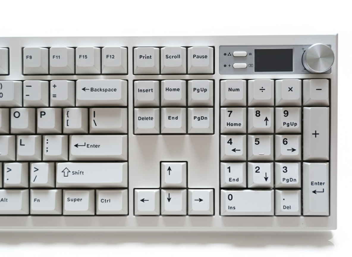 (WOB/ BOW) Monochrome Keycap Set (Cherry Profile | 126-Key)