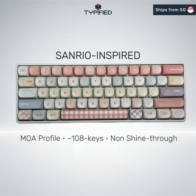Sanrio-Inspired Keycap (MOA Profile | 108-key)