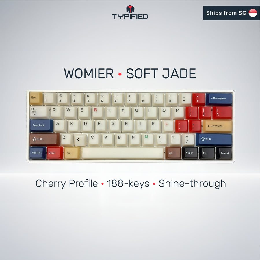 Soft Jade Mixed-Light Keycap Set (Cherry Profile | 188-Key)