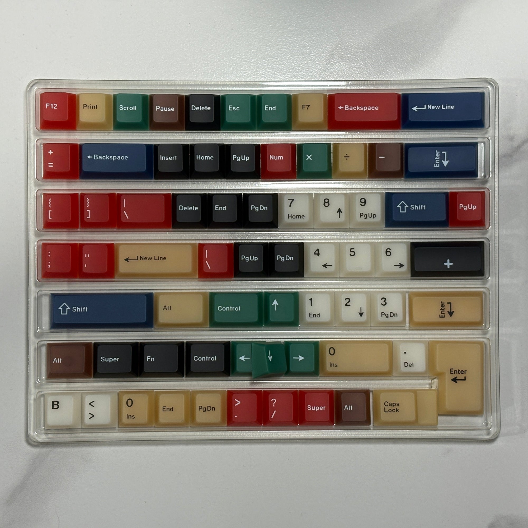 Soft Jade Mixed-Light Keycap Set (Cherry Profile | 188-Key)