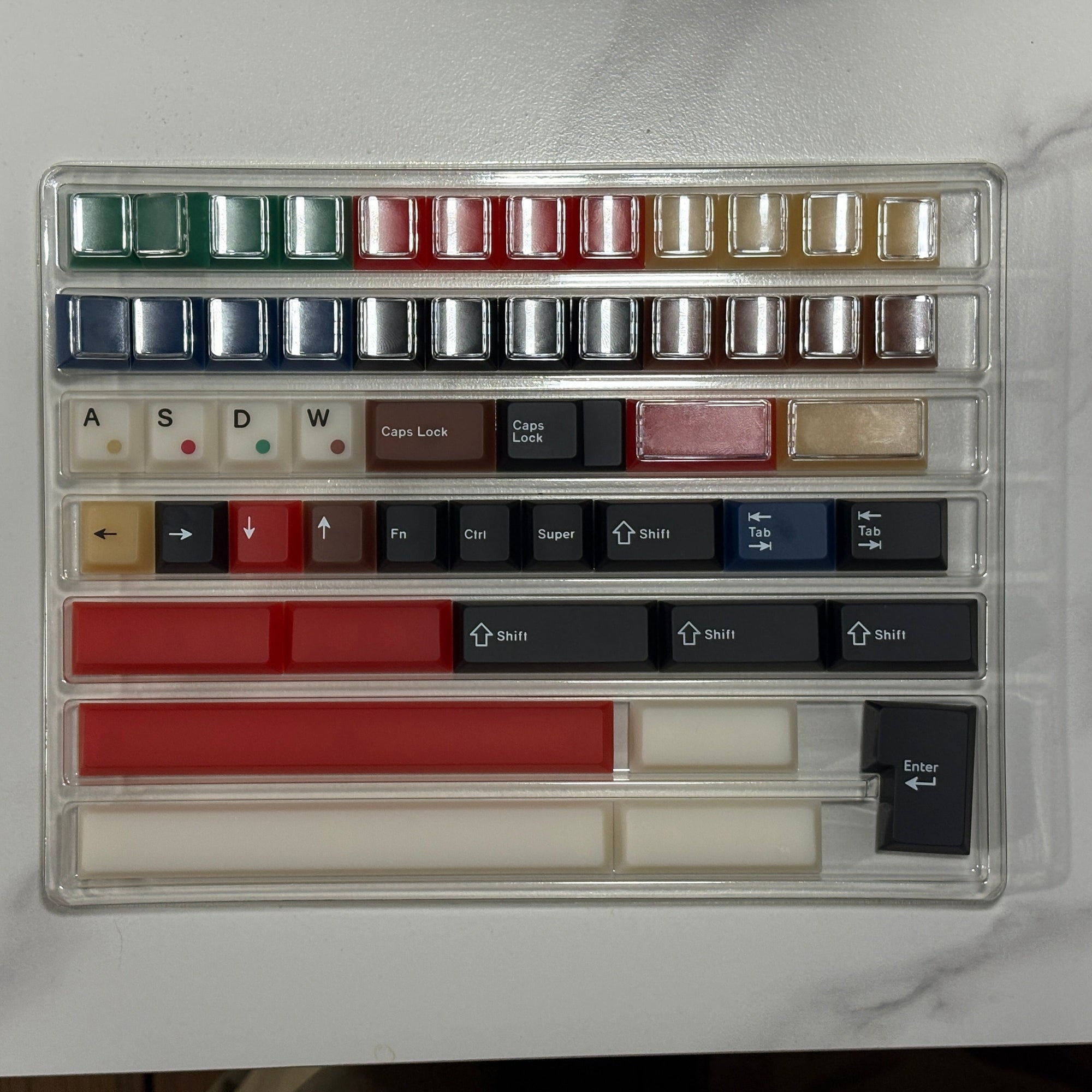 Soft Jade Mixed-Light Keycap Set (Cherry Profile | 188-Key)