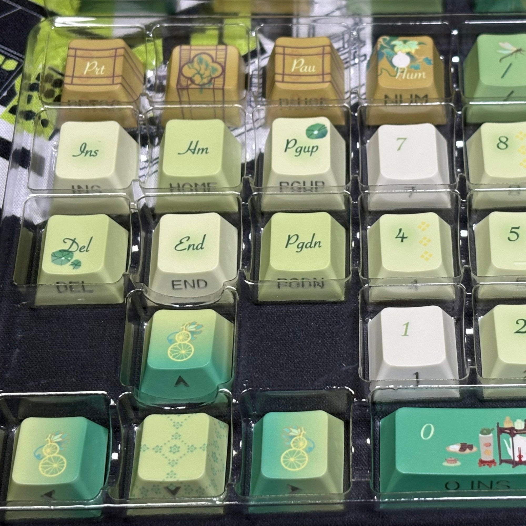 Fragrant Tea Splash Keycap (Cherry Profile | 120-key)