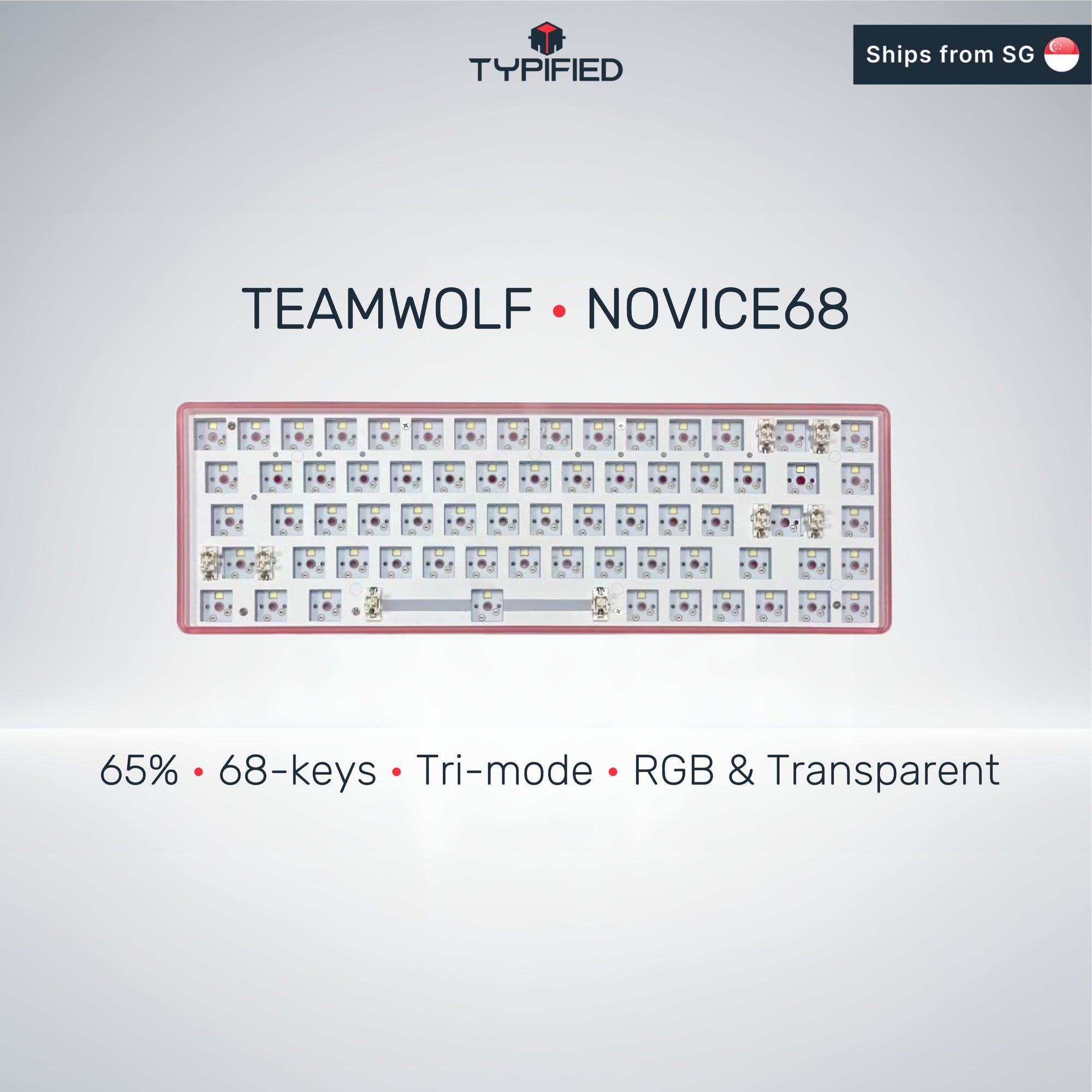 Teamwolf Novice 68 (65% | 68-Key | Tri-mode)