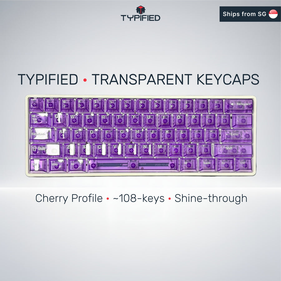 Transparent Keycap (Cherry Profile | 108-key)