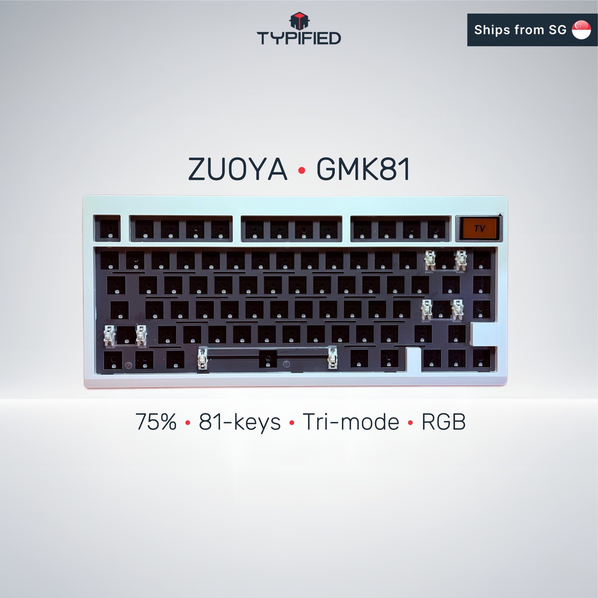Zuoya GMK81 (75% | 81-key | Tri-mode | TFT Display)